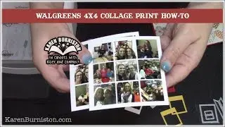 How to print a 4x4 collage photo at Walgreens
