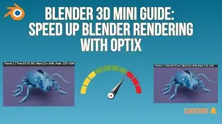 Speed Up your renders in Blender 3D(faster rendering time) 
