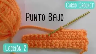 Crochet para principiantes: punto bajo