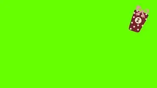 Advent Calendar Number 2 Green Screen  🔢🎄🎅🤶🎁