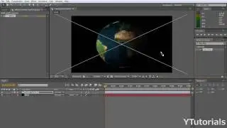 Adobe After Effects Tutorial: 3D Earth (CC Sphere Lens Flare) by YTutorials