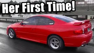 It Was Her First Time Drag Racing in a Supercharged GTO!!!