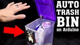 DIY Automatic Trash Bin [Arduino and XOD]