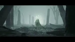 Unreal Engine 5 Burnt forest environment