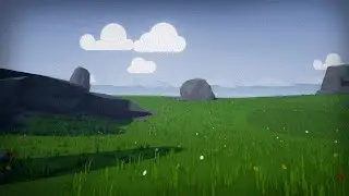 Unreal Engine 4 Stylized Plain LowPoly Environment
