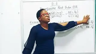 Homogeneous First Order ODE