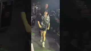 Billie Eilish has a special way of greeting her fans .#shorts