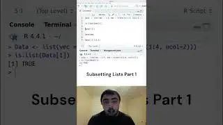 Subsetting Lists in R Part 1