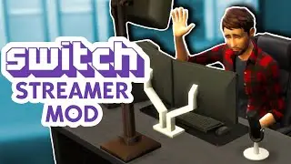 Become a FAMOUS STREAMER with this mod! | Sims 4 Switch Streamer Mod
