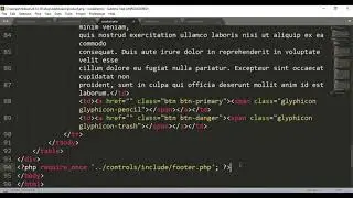 Dashboard struture and  login, logout function - PHP Programming