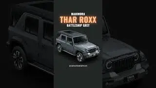 Mahindra Thar Roxx Battleship Grey 🩶