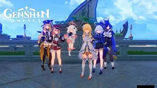 Fontaine Girls Surprise Lumine in saying Goodbye [Full 4K HD Gameplay] Archons Story Quest 5.0