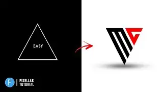 Professional Logo Design in Pixellab using Triangle | Pixellab Pro | Sk Graphics Studio