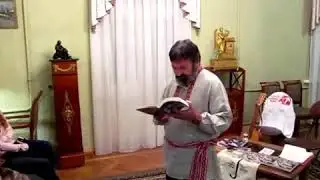 Аўтарскае чытанне верша "Сатана", Музей Якуба Коласа