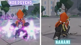 Nanami and Mob Psycho Showcase | Ultimate Battlegrounds