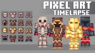 СОЗДАНИЕ ТЕКСТУР БРОНИ MINECRAFT - МОЙ МОД RIFTSTORM ГАЙД PIXEL ART КАК РИСОВАТЬ В ПИКСЕЛЬ АРТ MUSIC