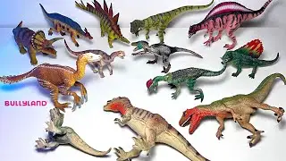 Bullyland Dinosaurs Collection - Giganotosaurus, T-Rex, Spinosaurus, Velociraptor, Dilophosaurus