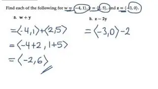 vector operations in 2D