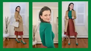 How to Style Pleated Skirt in Fall 