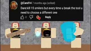 Doing your UNIQUE dares in Infectious Smile | Roblox