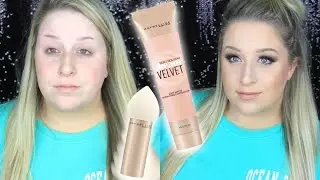 MAYBELLINE DREAM VELVET FOUNDATION + BLENDER REVIEW!!