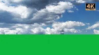 cloud green screen video
