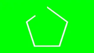 10 basic shapes animated green screen
