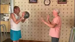 Exercícios Funcionais para Idosos em DUPLA