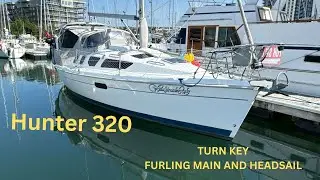 HUNTER 320!  EXTREMELY CLEAN AND TURN KEY / 32 FEET PACKS A PUNCH!