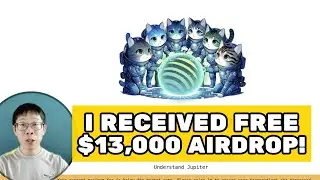 I received $13,000 FREE Jupiter airdrop