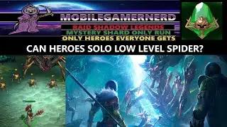 Can heroes solo low-level spider? Raid Shadow Legends F2P Mystery Shard Only Run.