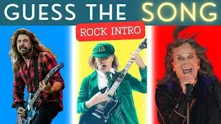 Guess the ROCK song by the ICONIC INTRO 🎸 | Music Quiz