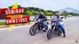 DRAG RACE - BAJAJ DOMINAR 400 Vs BMW G310GS | QUICK TEST | Bike Specifications in the description