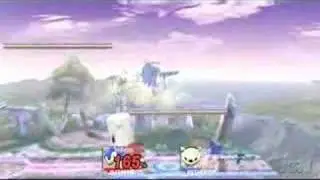 (Super Smash Bros Brawl)Sonic VS Meta Knight