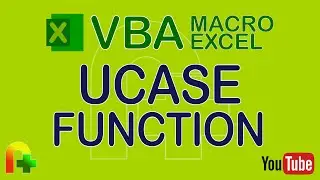 VBA Macro Excel - UCase Function
