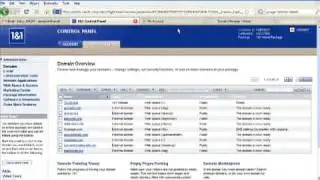 How to point a GoDaddy Domain to a 1&1 Hosting Account...