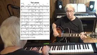 Tres Lagrimas ( TvdH ) - Jazz guitar & piano cover ( ? )