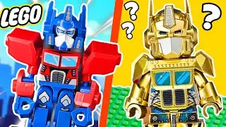 I built EVERY TRANSFORMERS AUTOBOT in LEGO...