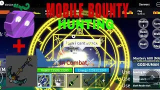 BOUNTY HUNT WITH CHOP FRUIT || SWORD CAN'T HIT ME || MOBILE BOUNTY HUNTING