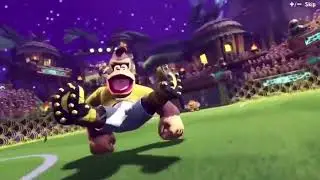 Donkey Kong groovin' to music of his series