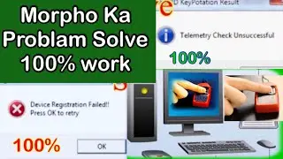 Biometric device  morpho device registration failed press ok to retry  morpho rd service download