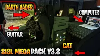 Interior Mods 🔥SiSL's Mega Pack V3.3 Cabin Accessories Mod for ATS 1.58 to 1.35 | ATS Mods
