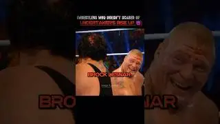 Wrestlers who scared of Undertaker's rises up and some doesn't 🥵 || Edit