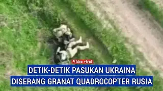Viral video of Russian Quadrocopter troops attacking Ukrainian troops
