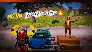 BGMI MONTAGE🔥SOLO VS SQUAD 😱❤️‍🩹#BGMI #pubgclips #montegevideo