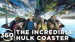The Incredible Hulk Coaster | 360 Ride POV