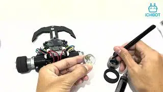 Melepas Memasang Roda Ban ICHIBOT Ultimate 5 Max dan Perawatan Gear Motor DC