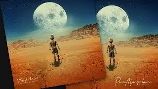 Advance Photoshop Manipulation Tutorial - The Moon