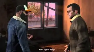 Grand Theft Auto V Funny Glitched Scene / Кат сцен в Grand Theft Auto V