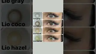 Trendy Eyes Colour Lens With Name//New Lens Colours 